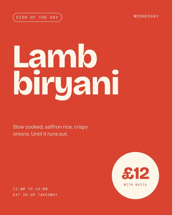 Dish of the day graphic